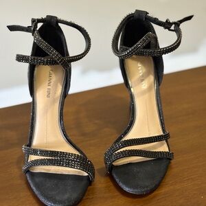 Gianni Bini Black Embellished Heels